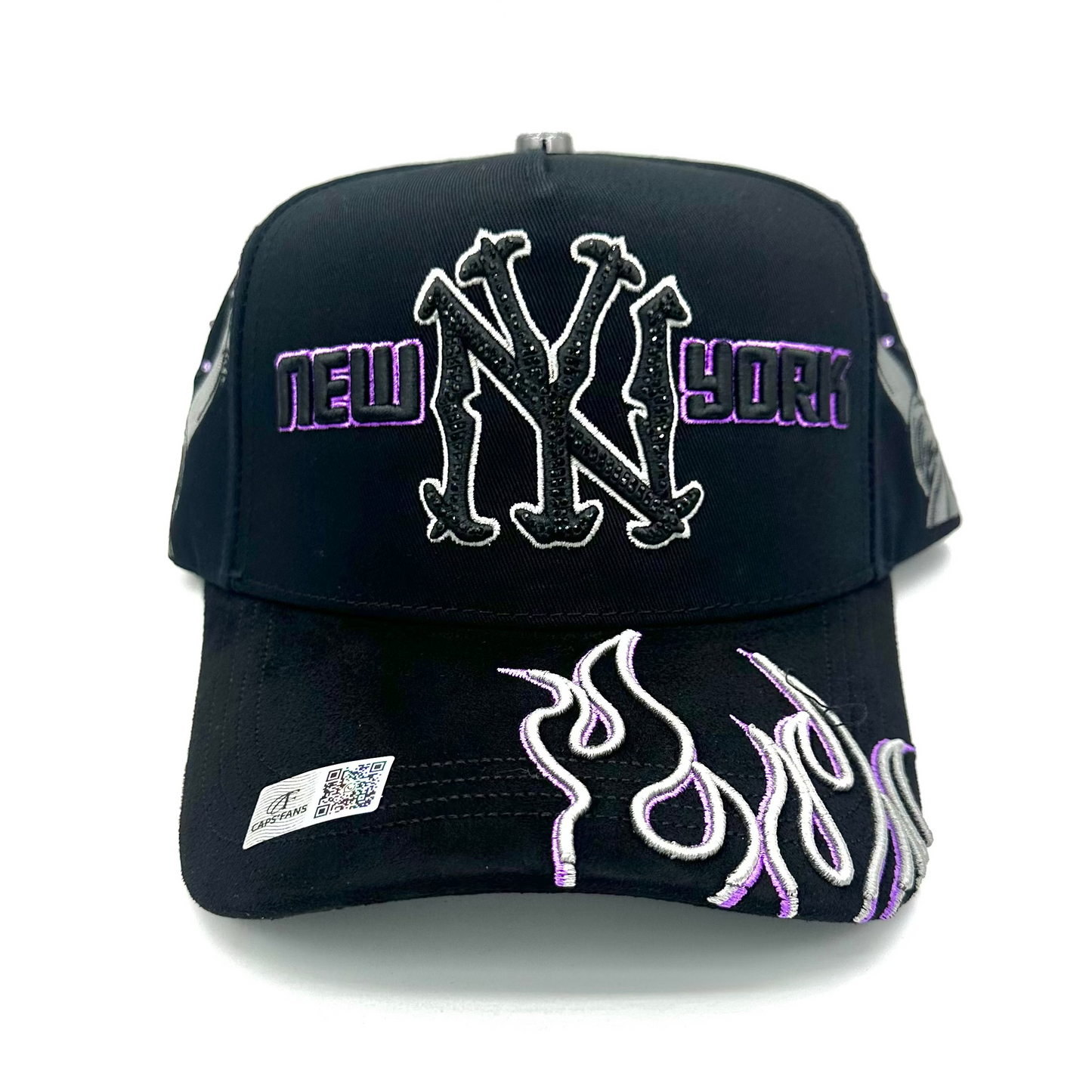 Caps Fans NY Purple Fire